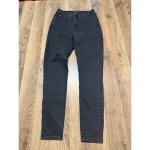 Denizen Levi's Jeans Women's Size 6 Black Denim Ultra High Rise Super Skinny